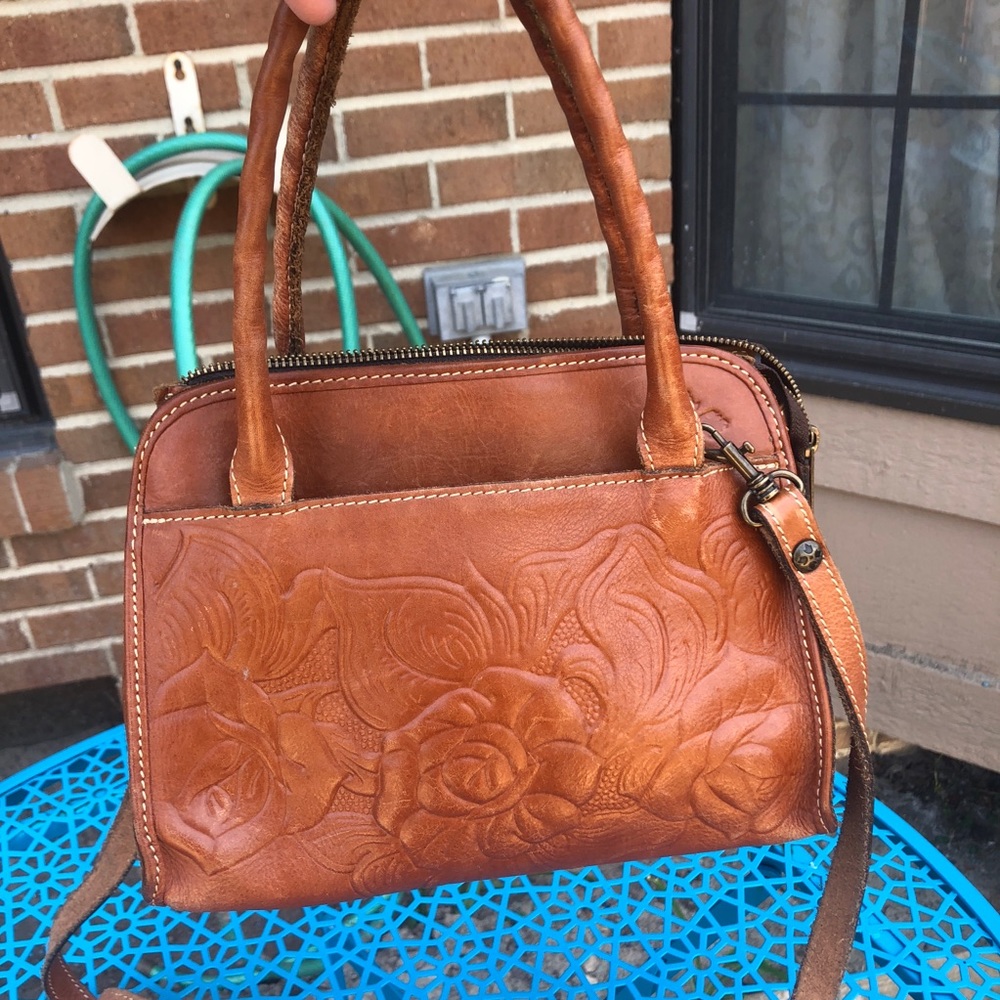 SOLD Patricia Nash Small Paris Tooled Leather